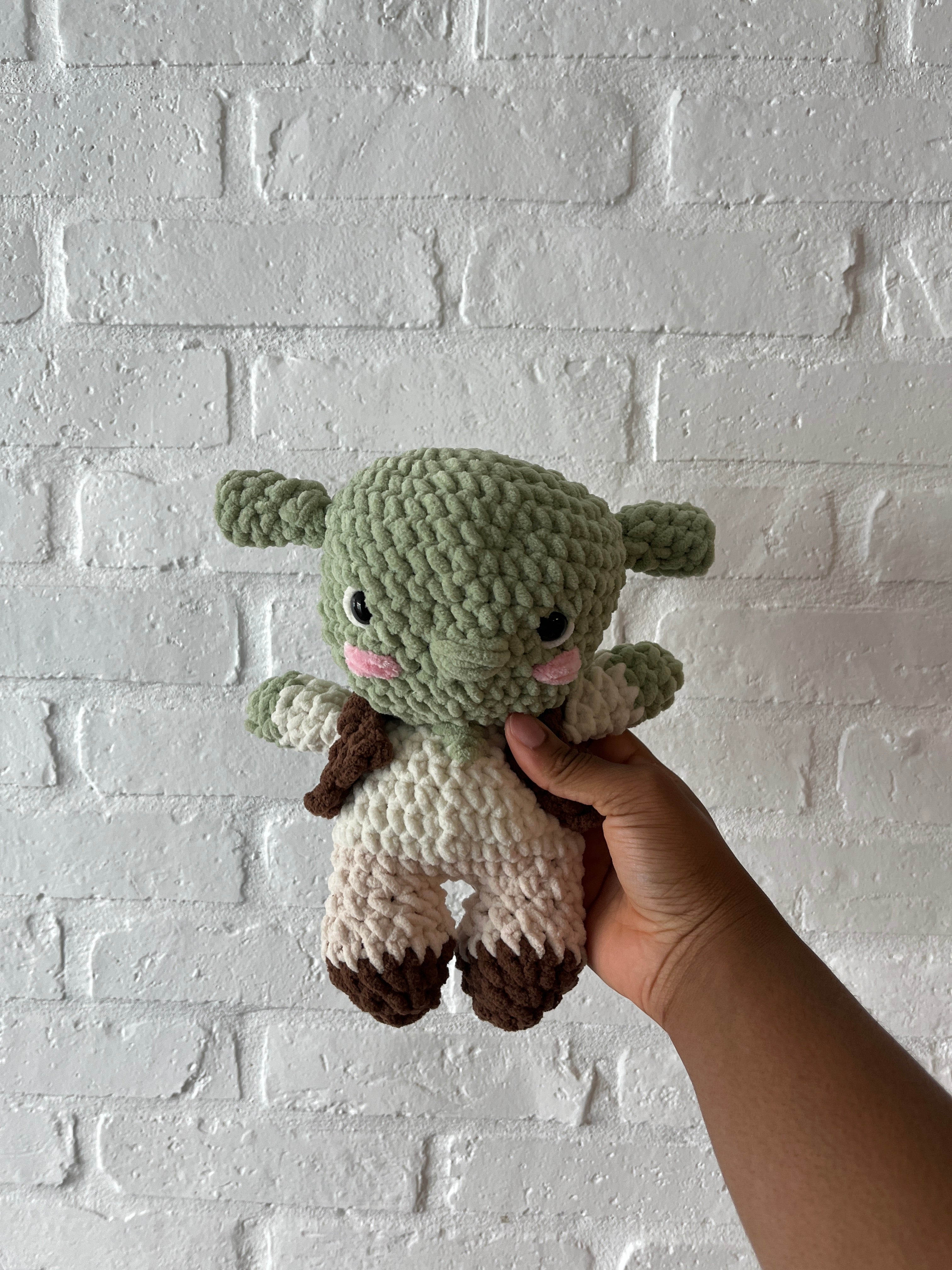 Mini Ogre Crochet Plushie Hand-Sized Ogre Cuteness